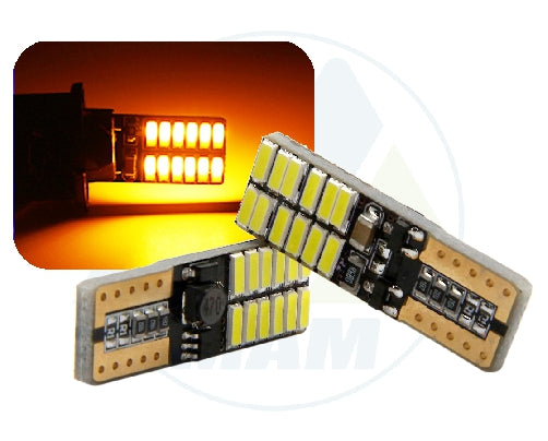 BOMBILLO MULTIVOLTAJE T10 (COLORES)