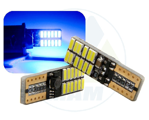 BOMBILLO MULTIVOLTAJE T10 (COLORES)