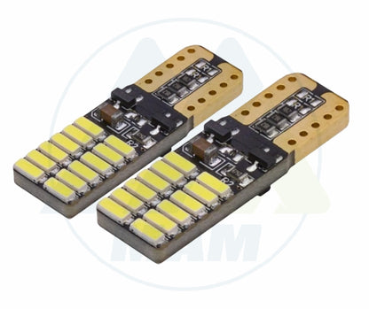 BOMBILLO MULTIVOLTAJE T10 (COLORES)