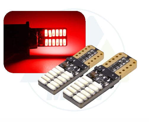 BOMBILLO MULTIVOLTAJE T10 (COLORES)