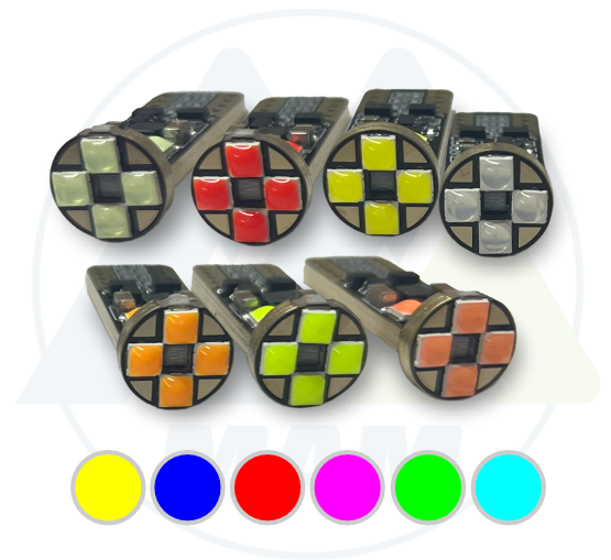 BOMBILLOS T10 PLANO 8SMD