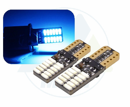 BOMBILLO MULTIVOLTAJE T10 (COLORES)